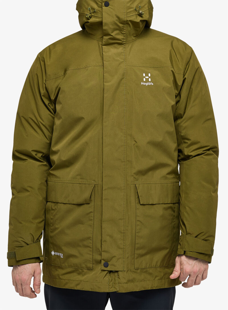 Geaca 3 in 1 Haglofs Asp 3-in-1 GTX Parka - olive green