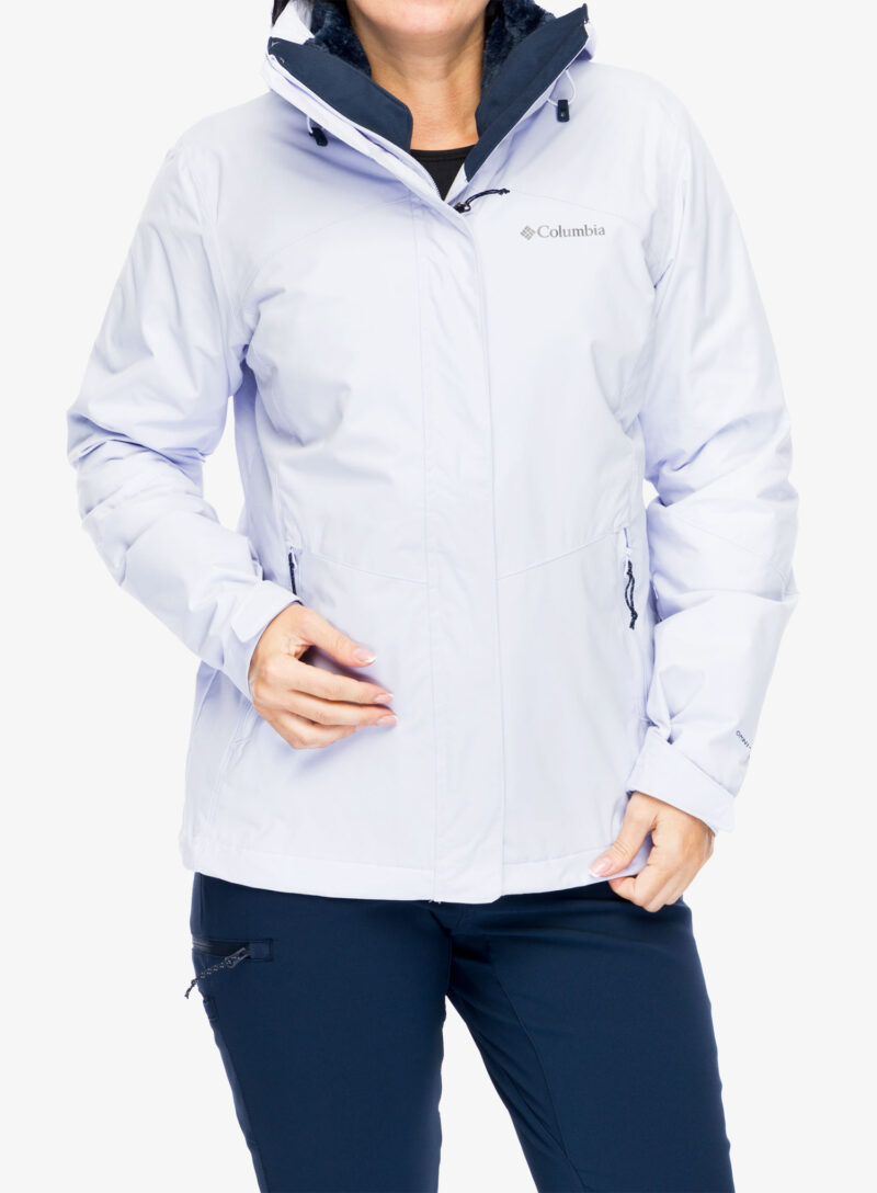 Geaca 3 in 1 femei Columbia Bugaboo III Fleece Interchange Jacket - snowdrift