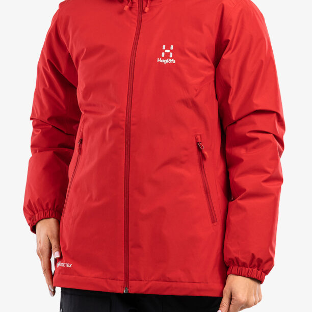 Geaca 3 in 1 femei Haglofs Eldstad 3-in-1 Mimic GTX Jacket - scarlet red