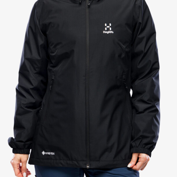 Geaca 3 in 1 femei Haglofs Eldstad 3-in-1 Mimic GTX Jacket - true black