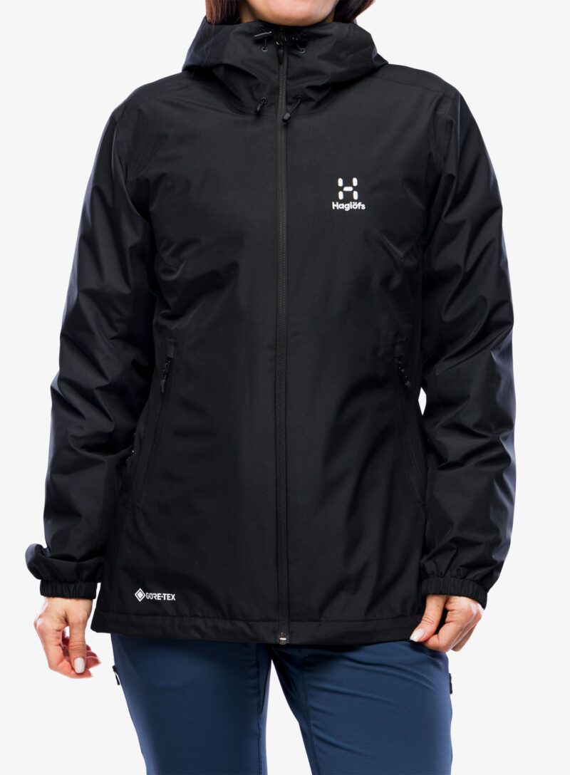 Geaca 3 in 1 femei Haglofs Eldstad 3-in-1 Mimic GTX Jacket - true black