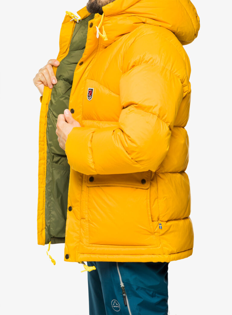 Geaca Fjallraven Expedition Down Lite Jacket - mustard yellow/green - imagine 6