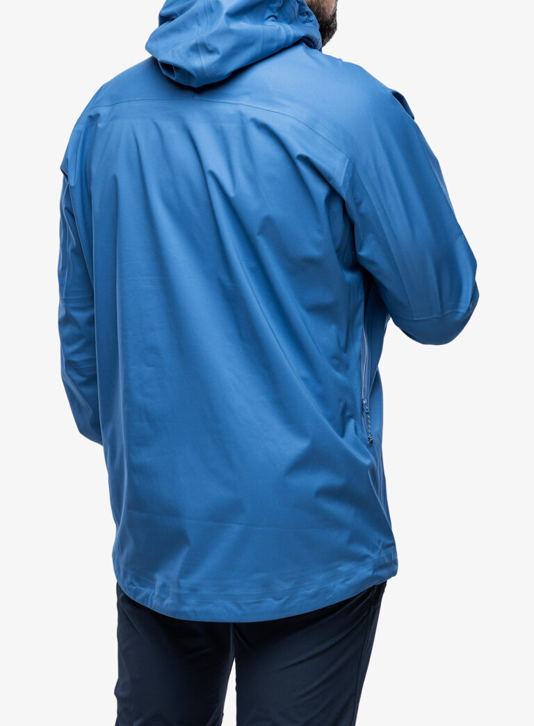 Geaca Fjallraven Keb Eco-Shell Jacket - alpine blue preţ