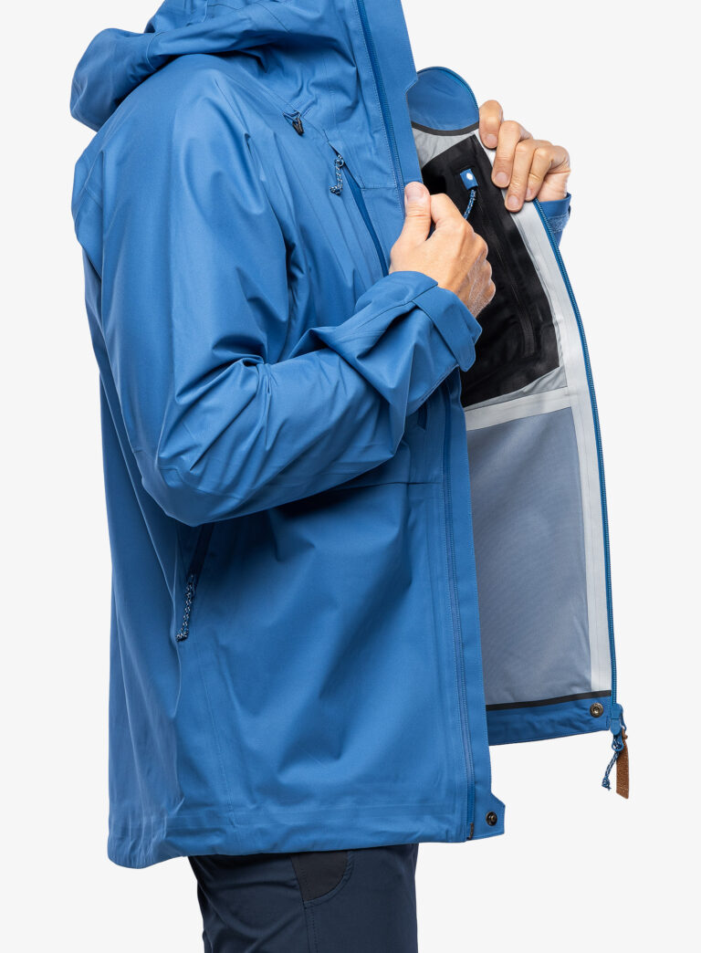 Preţ Geaca Fjallraven Keb Eco-Shell Jacket - alpine blue