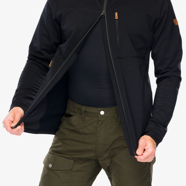 Cumpăra Geaca Fjallraven Keb Fleece Hoodie - black