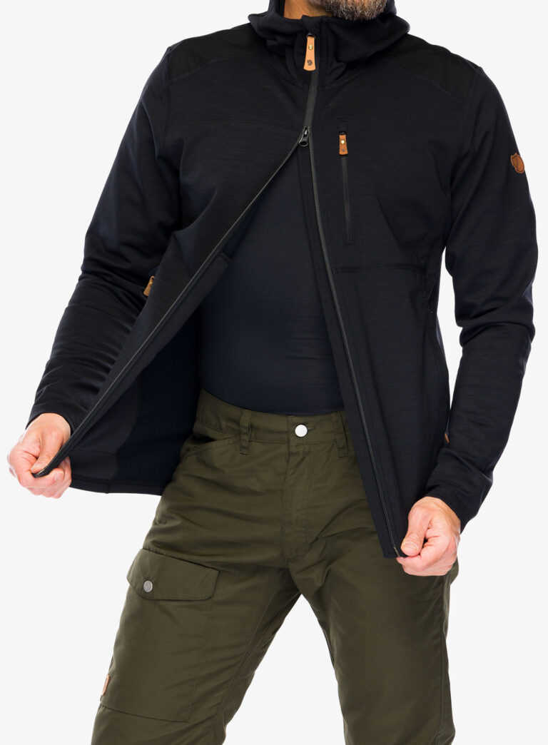 Cumpăra Geaca Fjallraven Keb Fleece Hoodie - black