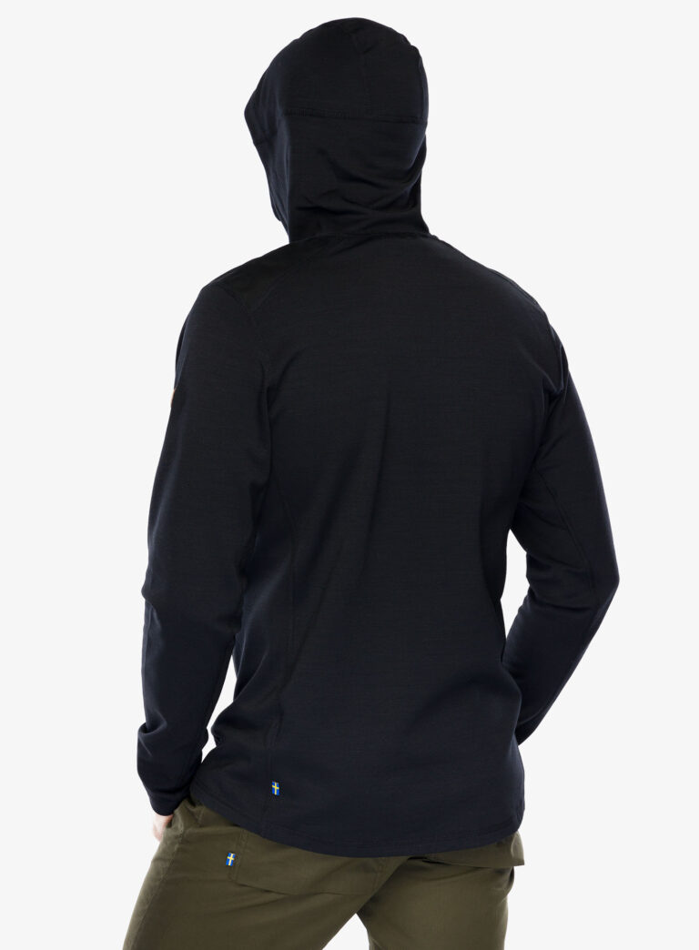 Original Geaca Fjallraven Keb Fleece Hoodie - black