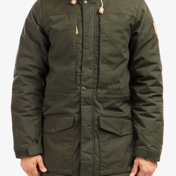 Geaca Fjallraven Singi Wool Padded Parka - deep forest