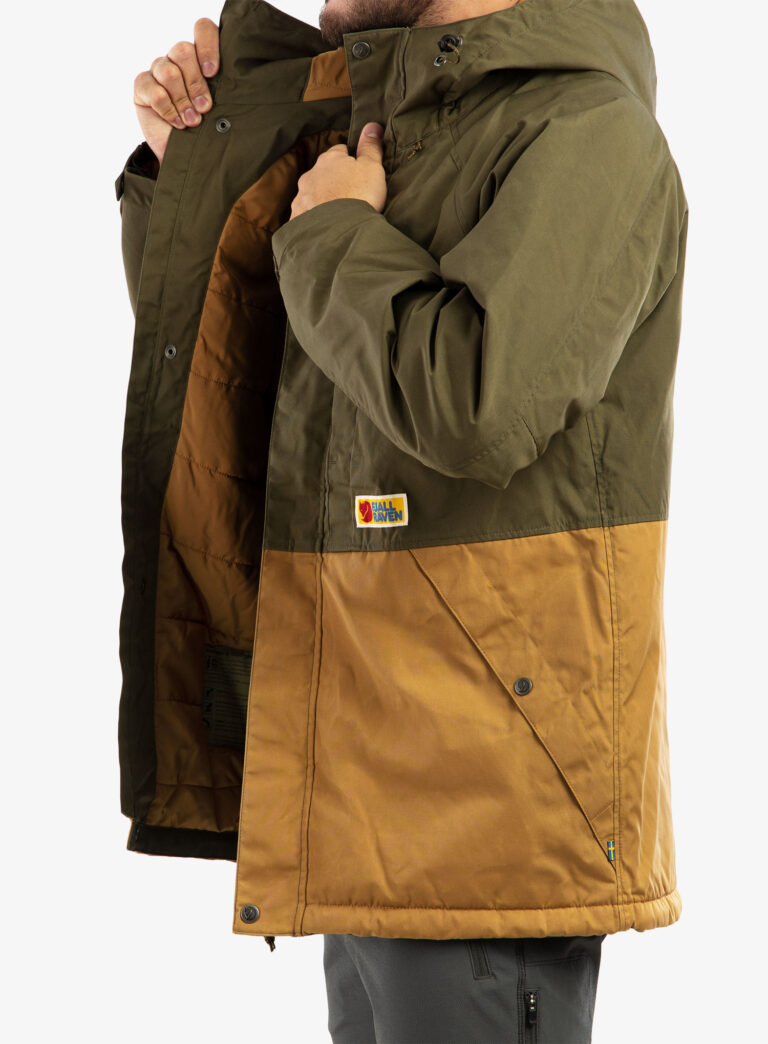 Original Geaca Fjallraven Vardag Lite Padded Jacket - laurel green/buckwheat brown