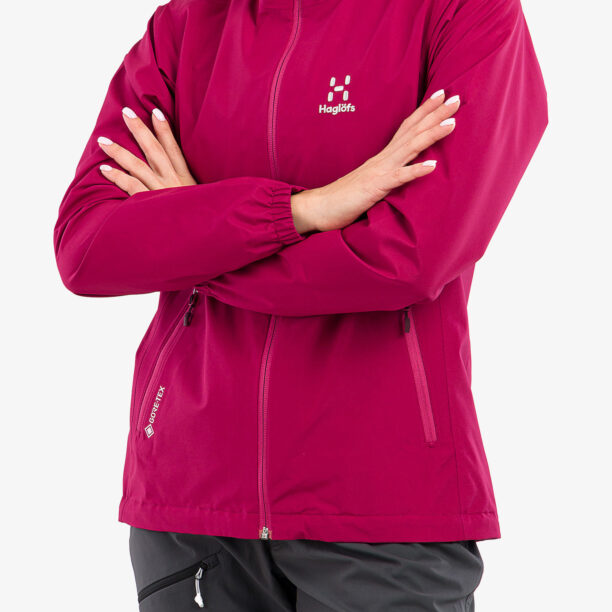 Cumpăra Geaca GORE-TEX femei Haglofs Betula GTX Jacket - deep pink