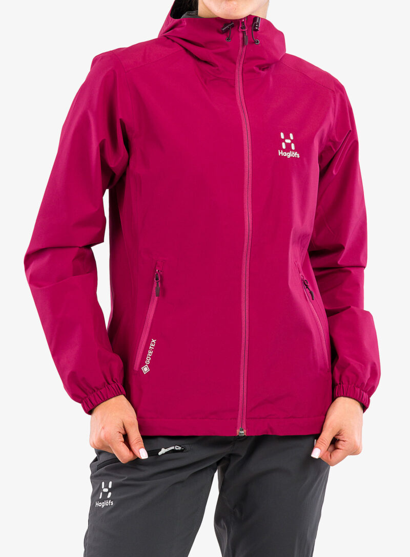 Geaca GORE-TEX femei Haglofs Betula GTX Jacket - deep pink