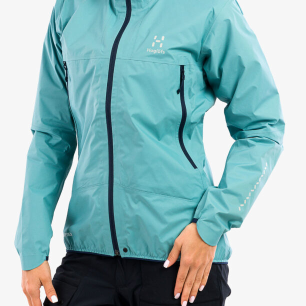 Cumpăra Geaca GORE-TEX femei Haglofs L.I.M. GTX Jacket - frost blue