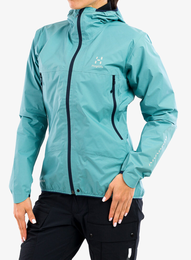 Cumpăra Geaca GORE-TEX femei Haglofs L.I.M. GTX Jacket - frost blue