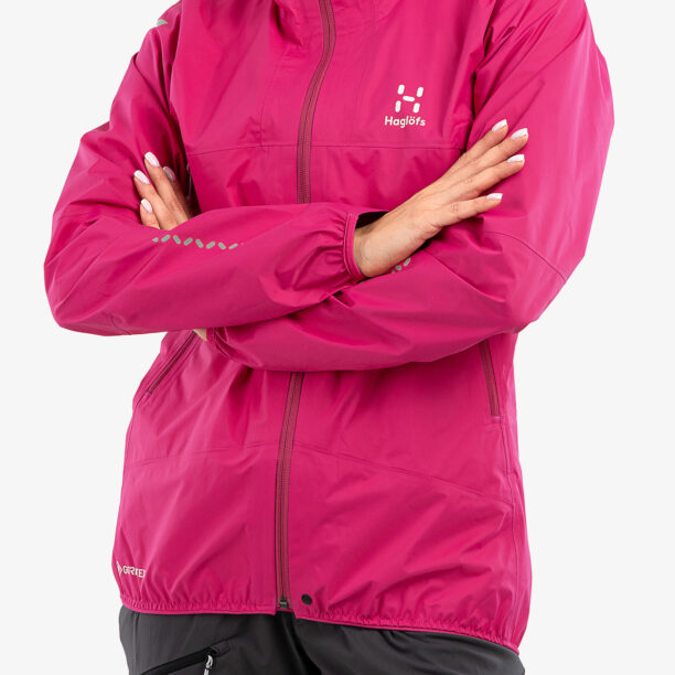 Cumpăra Geaca GORE-TEX femei Haglofs L.I.M. GTX Jacket - ultra pink