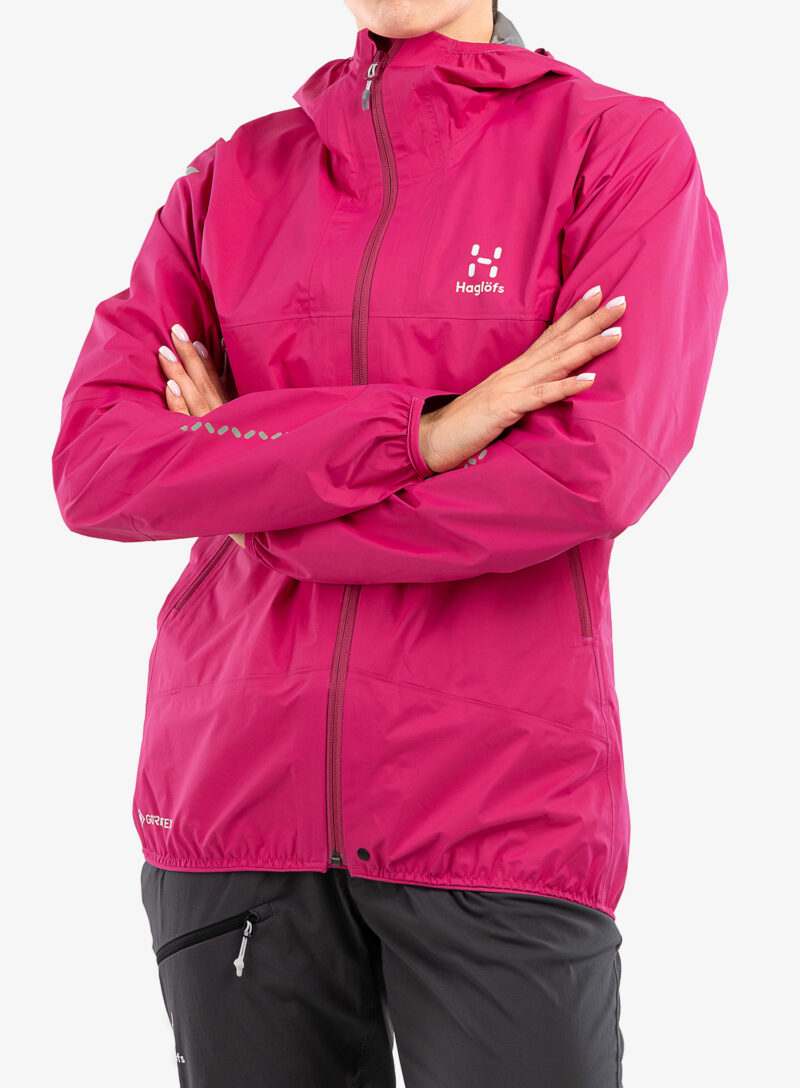 Cumpăra Geaca GORE-TEX femei Haglofs L.I.M. GTX Jacket - ultra pink