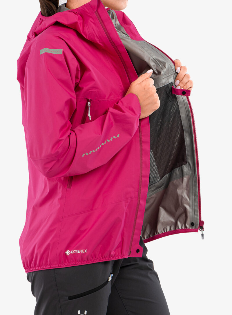 Original Geaca GORE-TEX femei Haglofs L.I.M. GTX Jacket - ultra pink