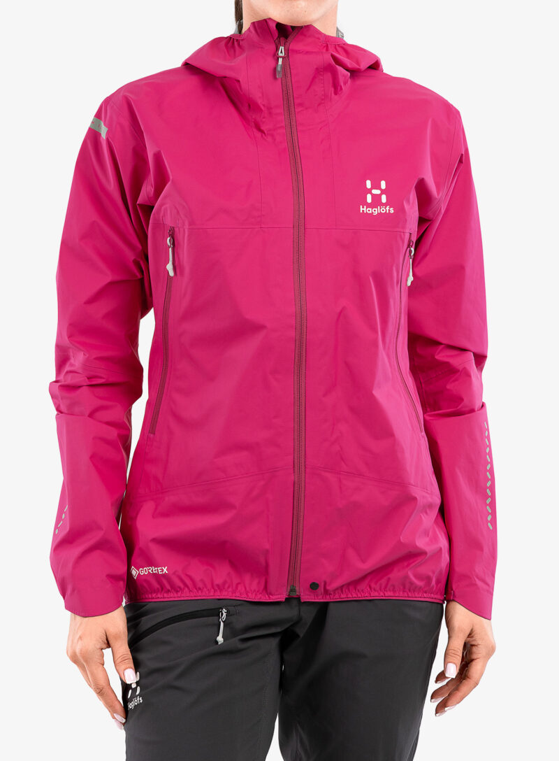 Geaca GORE-TEX femei Haglofs L.I.M. GTX Jacket - ultra pink