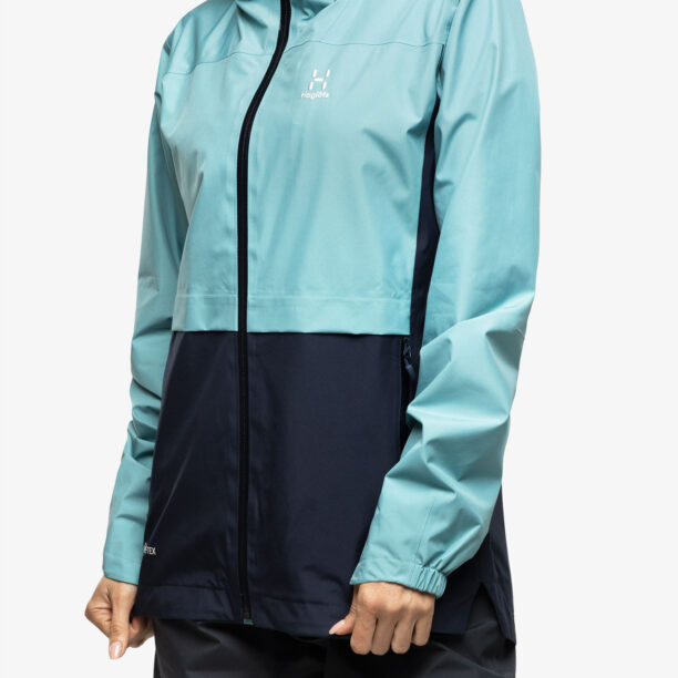 Cumpăra Geaca GORE-TEX femei Haglofs Wilda GTX Jacket - frost blue/tarn blue