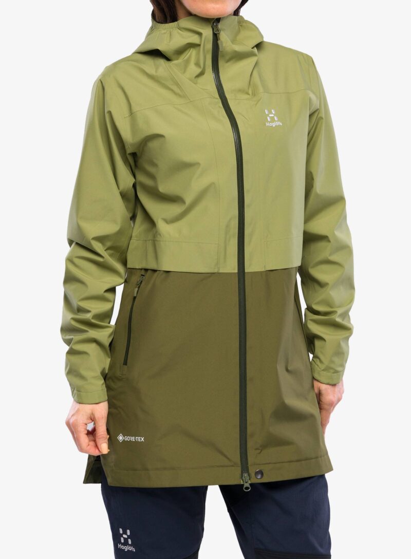 Cumpăra Geaca GORE-TEX femei Haglofs Wilda GTX Parka - thyme green/olive green