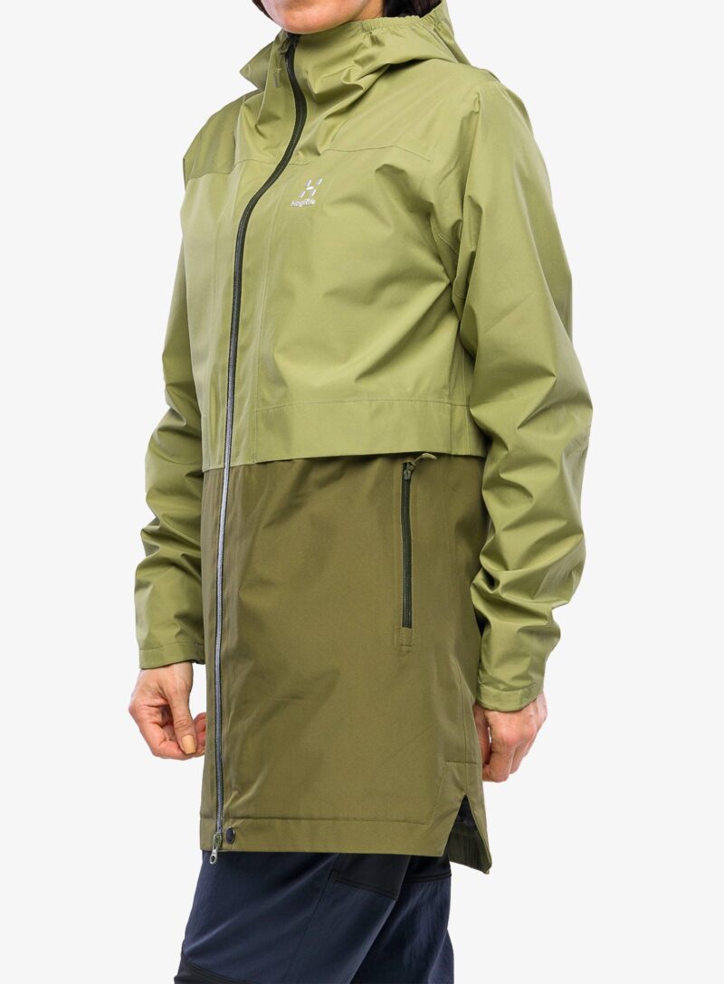 Geaca GORE-TEX femei Haglofs Wilda GTX Parka - thyme green/olive green