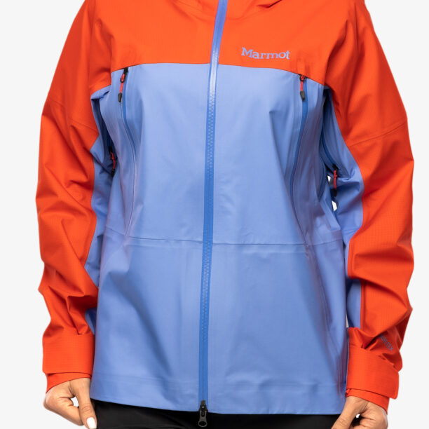 Cumpăra Geaca GORE-TEX femei Marmot Mitre Peak Jacket - victory red/gateway blue