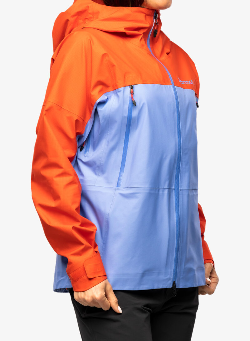 Geaca GORE-TEX femei Marmot Mitre Peak Jacket - victory red/gateway blue