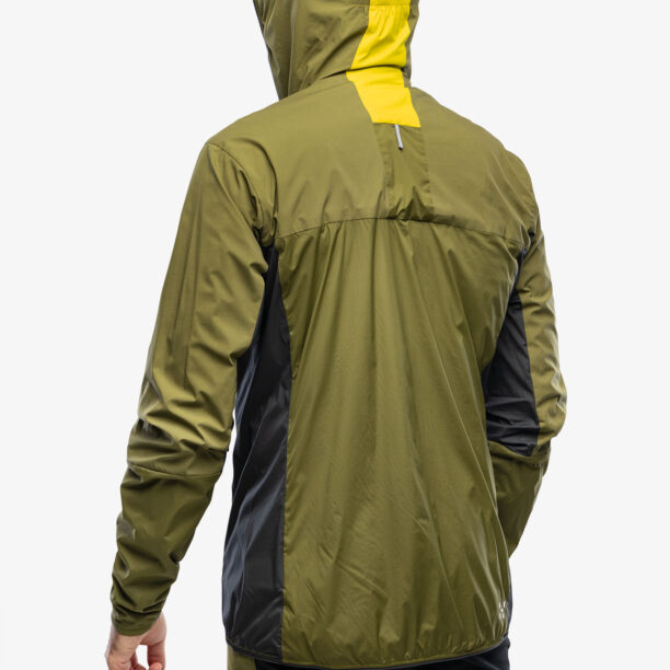 Original Geaca Haglofs L.I.M Alpha Hood - aurora/olive green