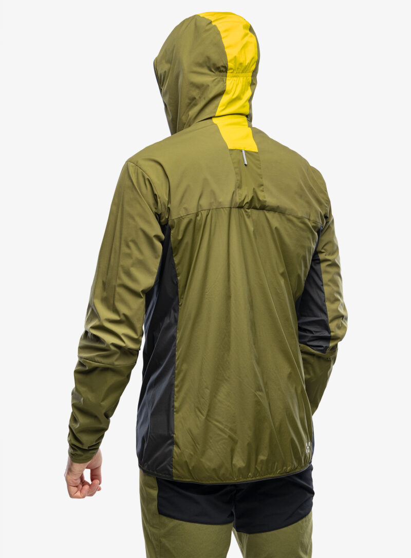 Original Geaca Haglofs L.I.M Alpha Hood - aurora/olive green