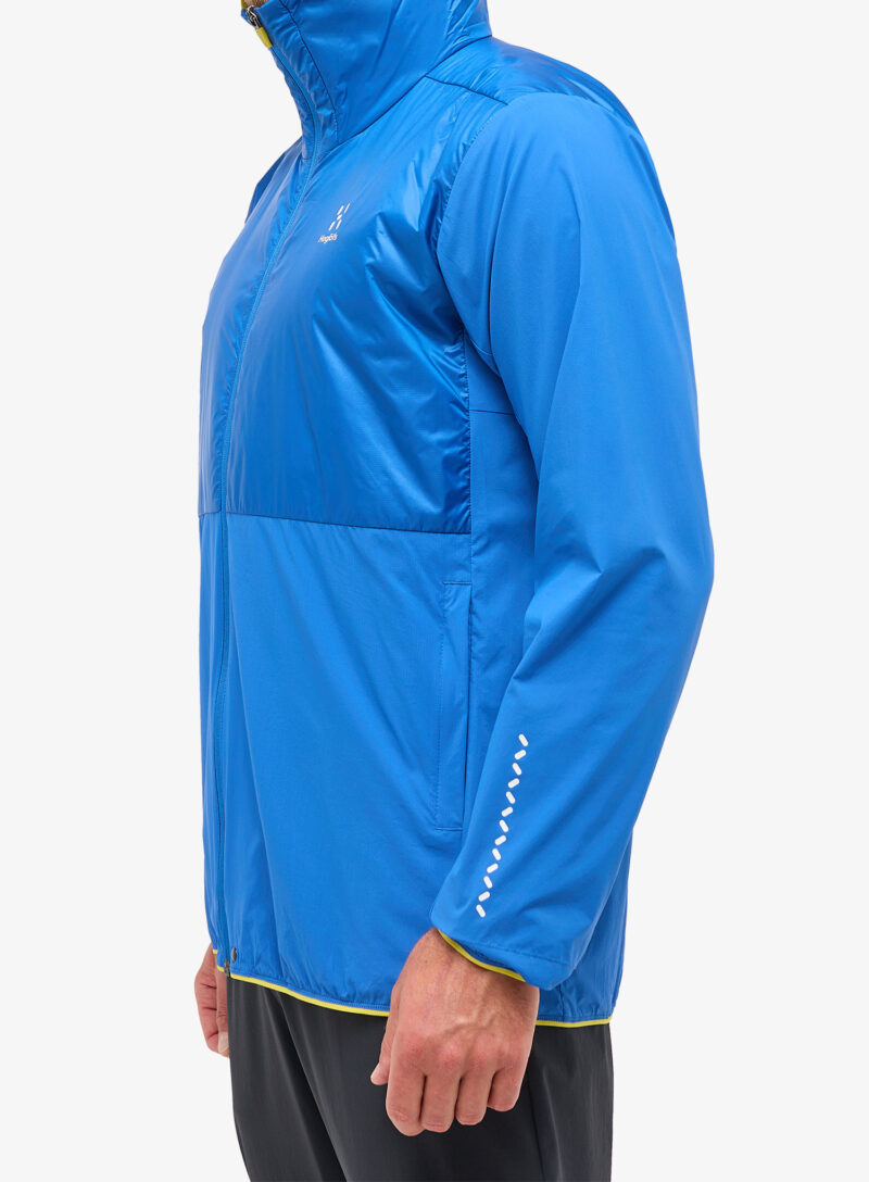 Cumpăra Geaca Haglofs L.I.M Tempo Trail Mimic Hood - electric blue