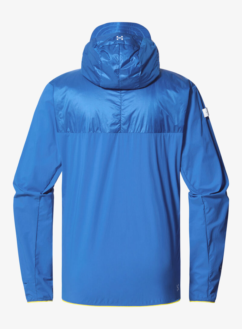 Original Geaca Haglofs L.I.M Tempo Trail Mimic Hood - electric blue