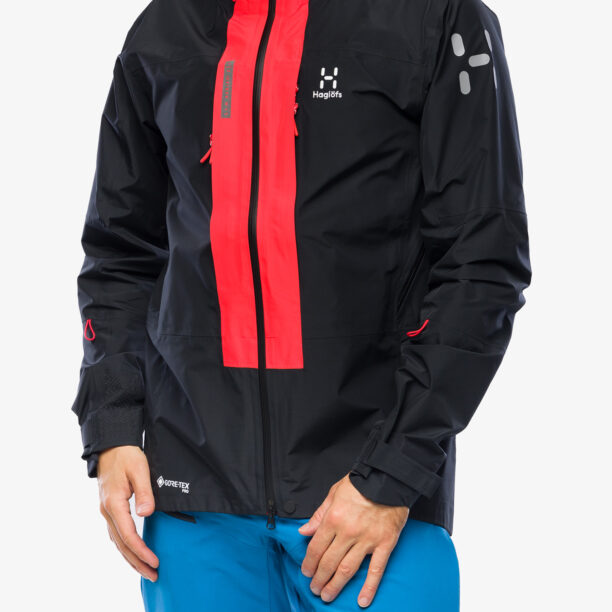 Cumpăra Geaca Haglofs L.I.M ZT Mountain GTX PRO Jacket - true black/zenith red