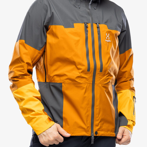 Geaca Haglofs Spitz GTX Pro Jacket - golden brown/magnetite