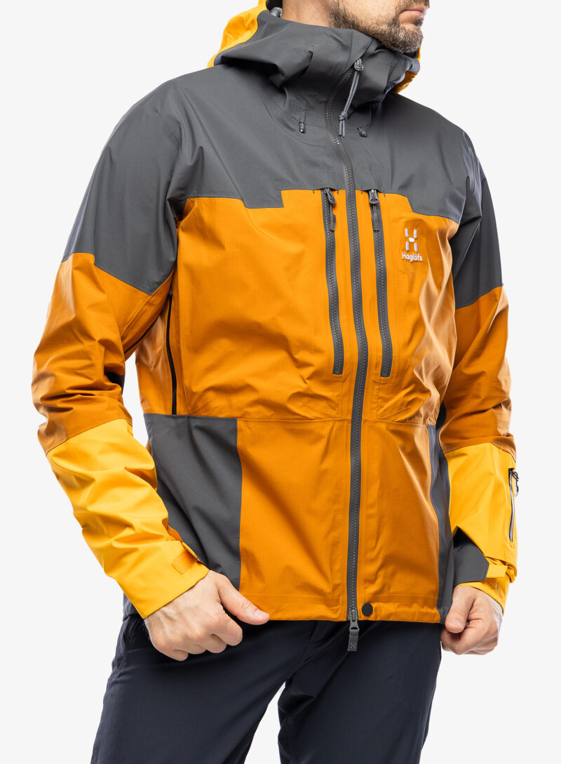 Geaca Haglofs Spitz GTX Pro Jacket - golden brown/magnetite