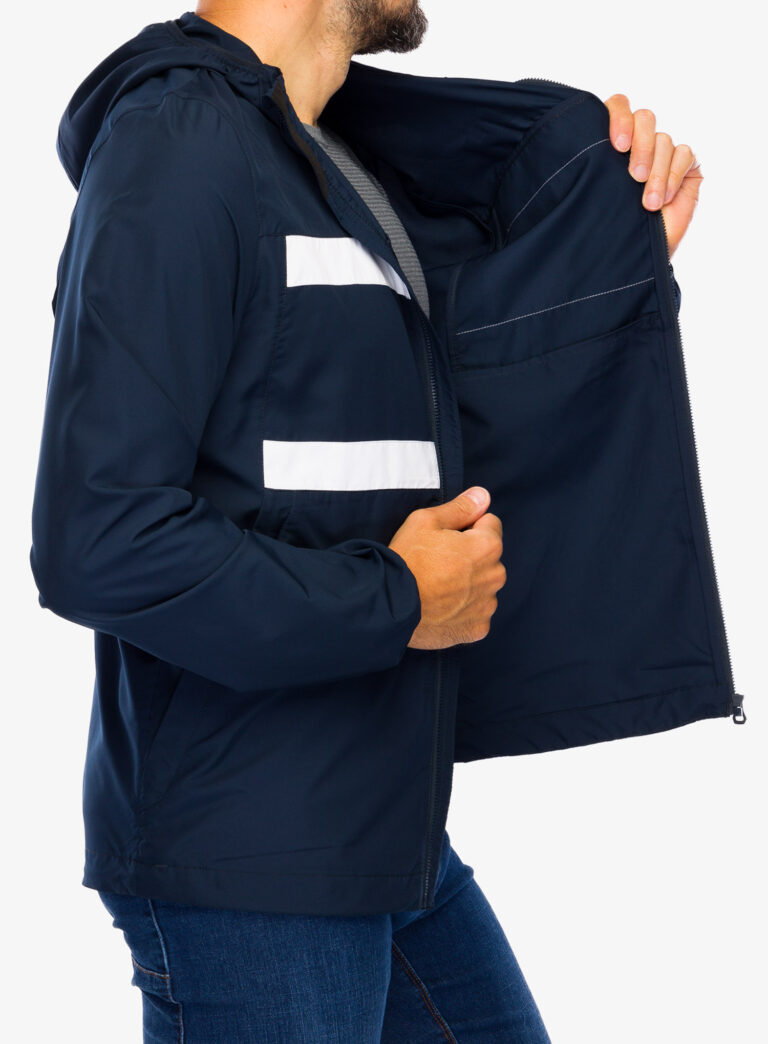 Preţ Geaca Helly Hansen Salt Striped Windbreaker Jacket - navy