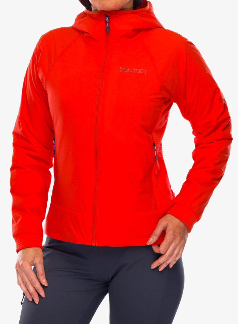 Geaca Marmot Novus LT Hybrid Hoody - red sun