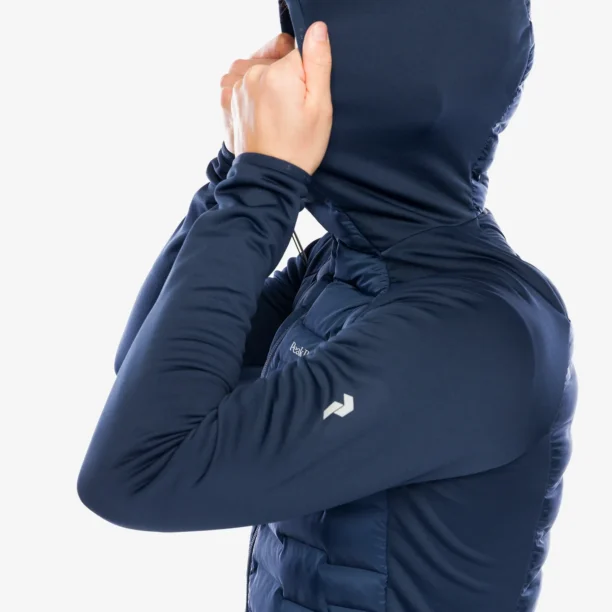 Original Geaca Peak Performance Argon Hybrid Hood - blue shadow