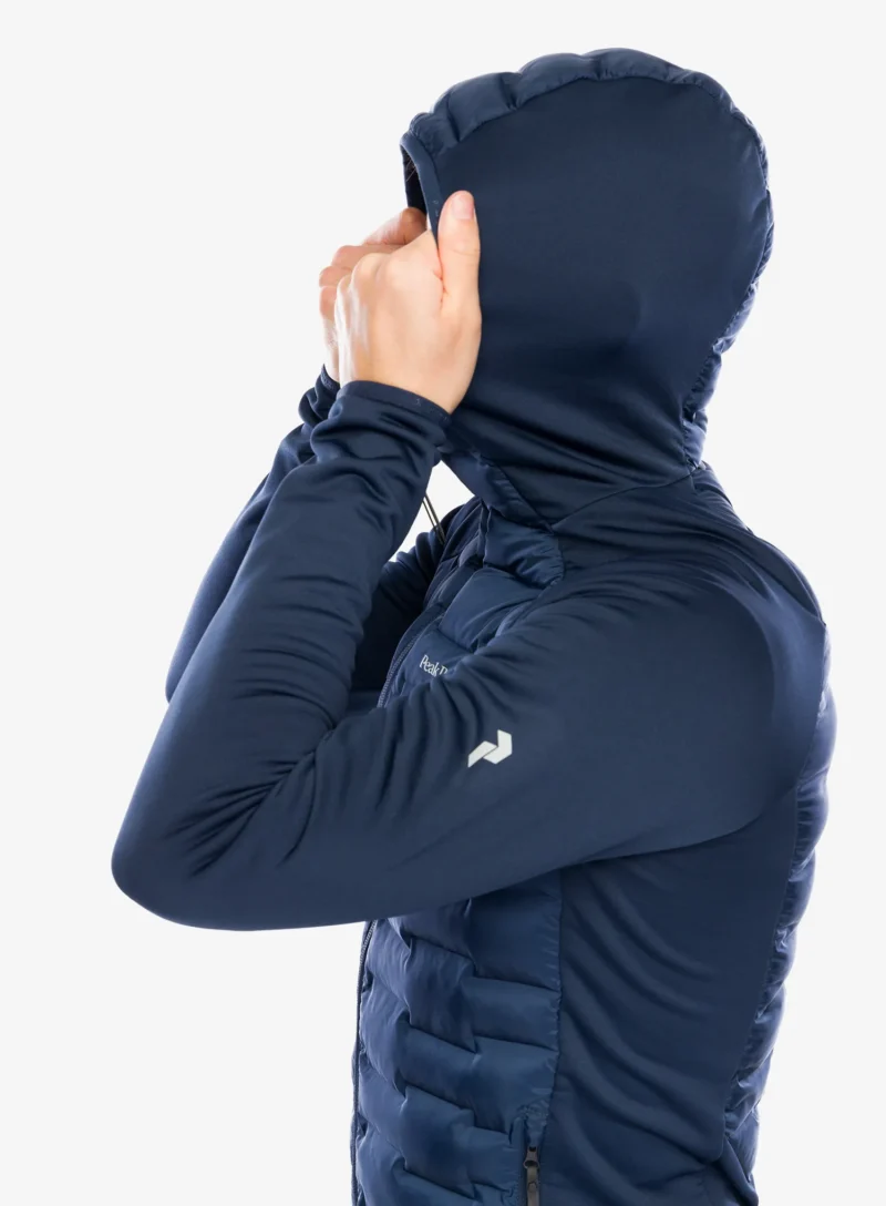 Original Geaca Peak Performance Argon Hybrid Hood - blue shadow