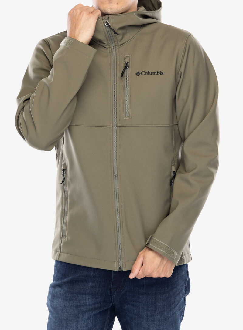 Geaca Softshell Columbia Ascender II Hooded Softshell Jacket - stone green