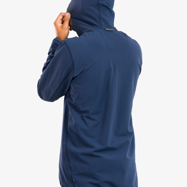 Geaca Softshell Fjallraven Bergtagen Stretch Half Zip - mountain blue preţ