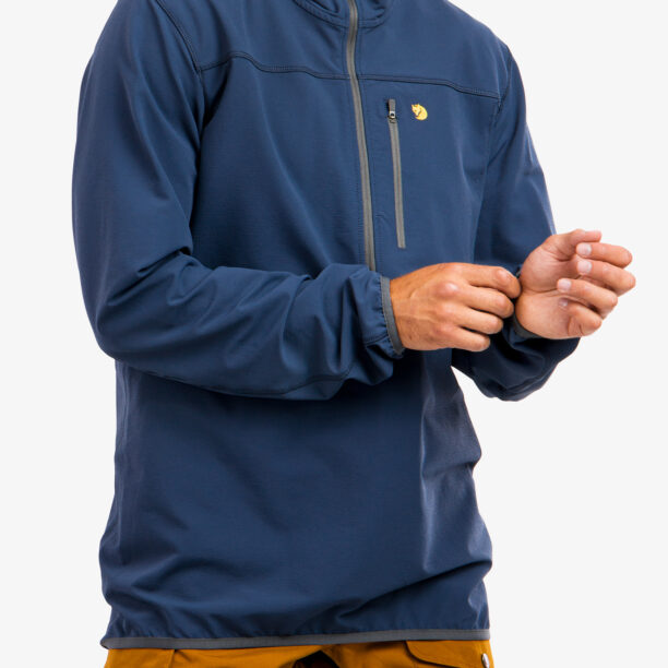 Cumpăra Geaca Softshell Fjallraven Bergtagen Stretch Half Zip - mountain blue