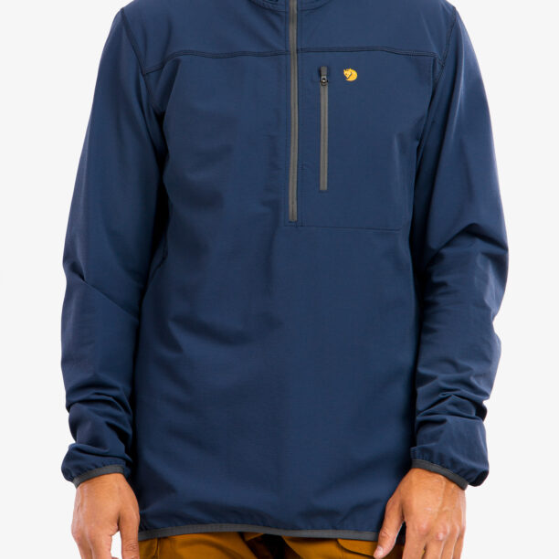 Geaca Softshell Fjallraven Bergtagen Stretch Half Zip - mountain blue