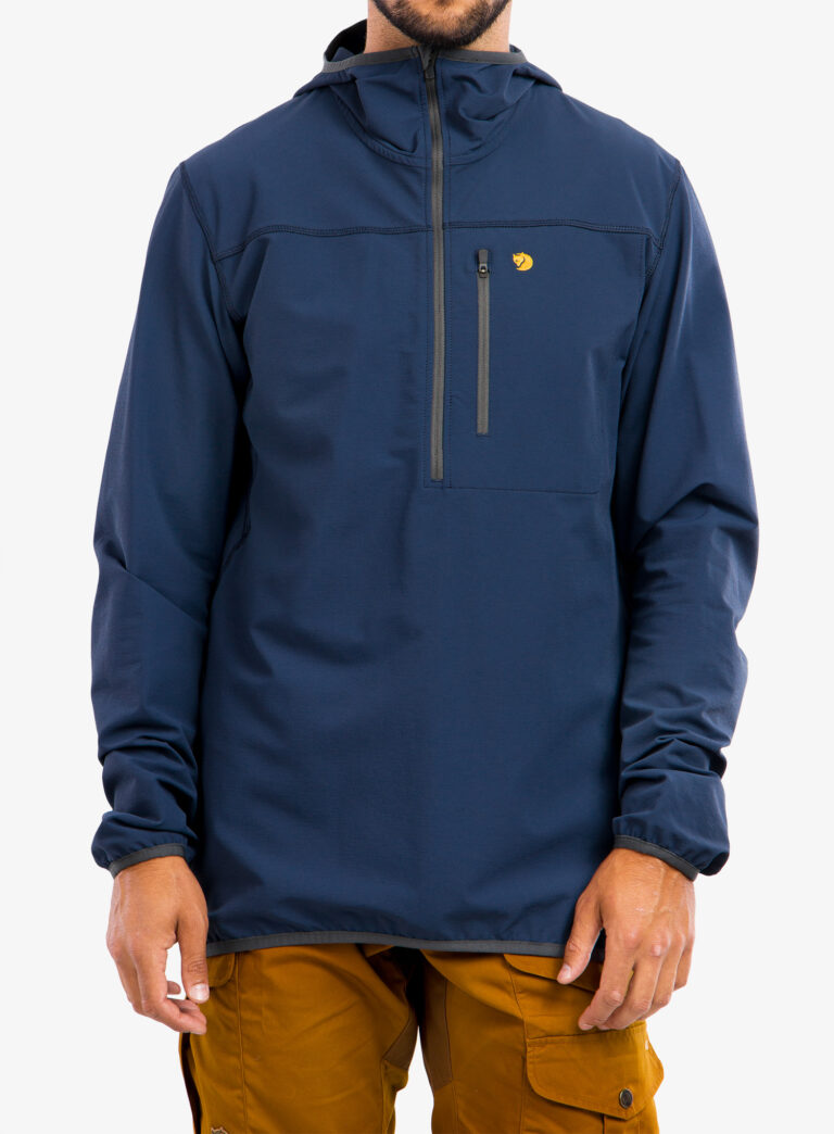 Geaca Softshell Fjallraven Bergtagen Stretch Half Zip - mountain blue