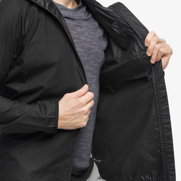 Original Geaca Softshell Icebreaker Shell+ Cotton Windbreaker - black