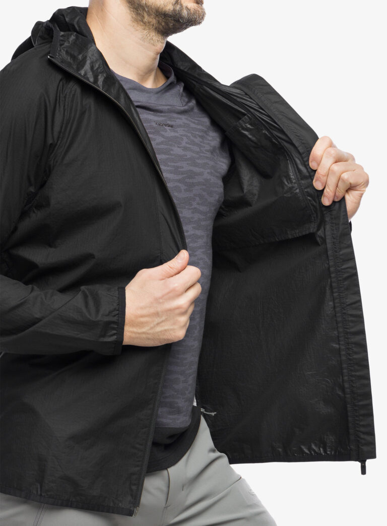 Original Geaca Softshell Icebreaker Shell+ Cotton Windbreaker - black