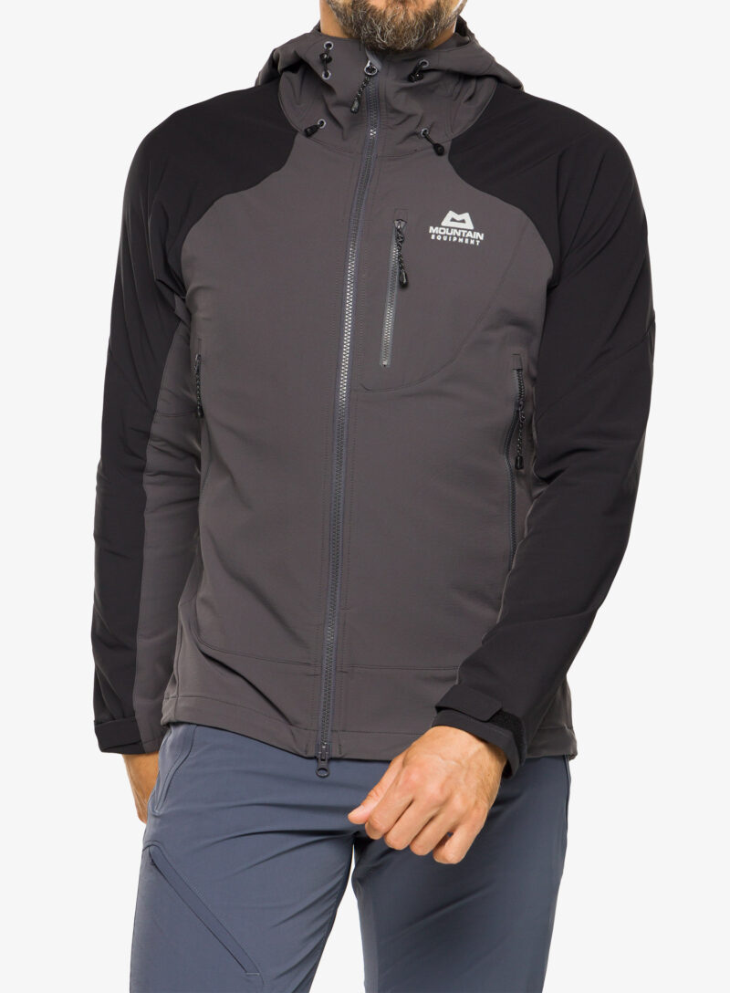 Cumpăra Geaca Softshell Mountain Equipment Frontier Hooded Jacket - anvil grey/black