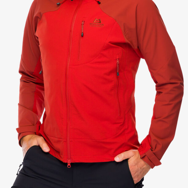 Cumpăra Geaca Softshell Mountain Equipment Frontier Hooded Jacket - atlas red/burnt henna