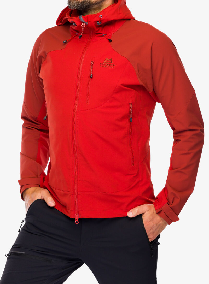 Cumpăra Geaca Softshell Mountain Equipment Frontier Hooded Jacket - atlas red/burnt henna