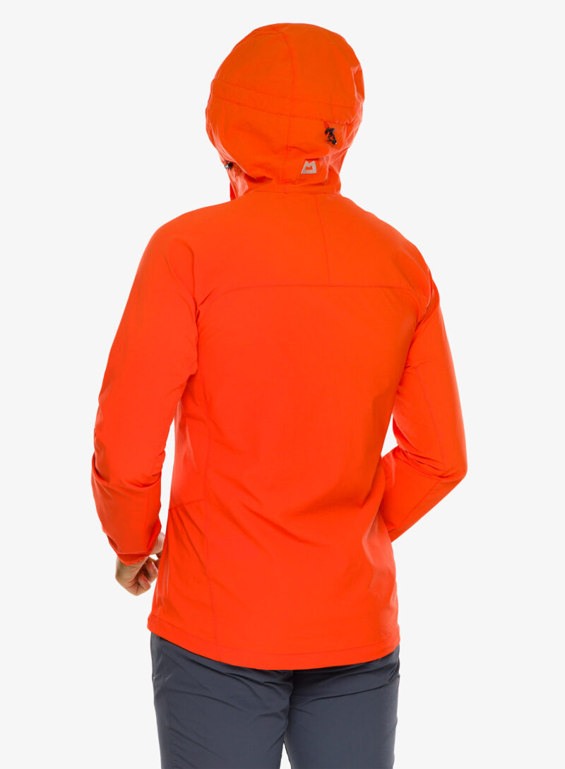 Original Geaca Softshell Mountain Equipment Squall Hooded Jacket - cardinal orange