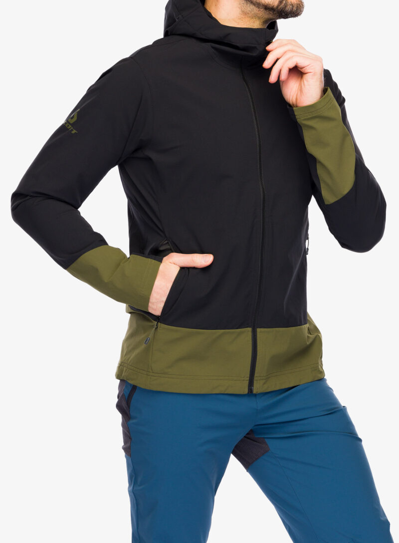 Cumpăra Geaca Softshell SCOTT JKT Explorair Softshell SL - black/fir green