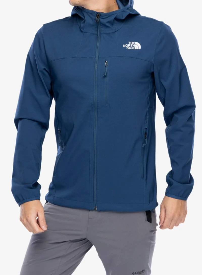 Geaca Softshell The North Face Nimble Hoodie - shady blue